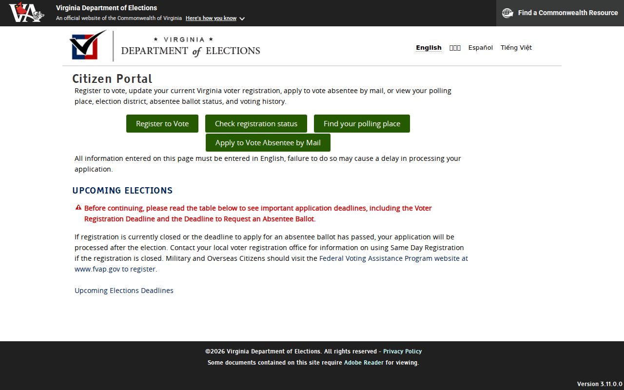 South Riding residents directory Virginia voter information portal